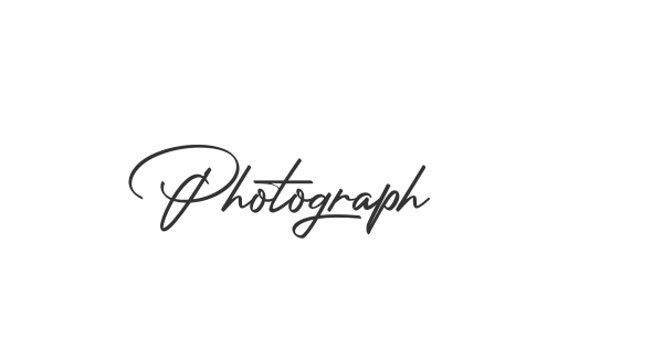Photograph Signature font thumbnail